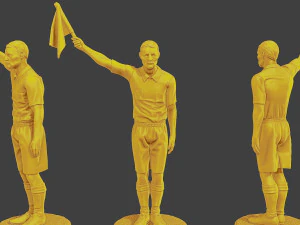Soccer Players SP Pack 6 3D Print Model
