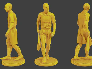 Soccer Players SP Pack 6 3D Print Model