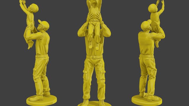 Actual Casual Male ACM1 001 Modèles 3D en vedette .c4d .max .obj .3ds .fbx .stl .blend 