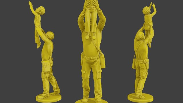 Actual Casual Male ACM1 002 3D Baskı Modeli .c4d .max .obj .3ds .fbx .stl .blend 
