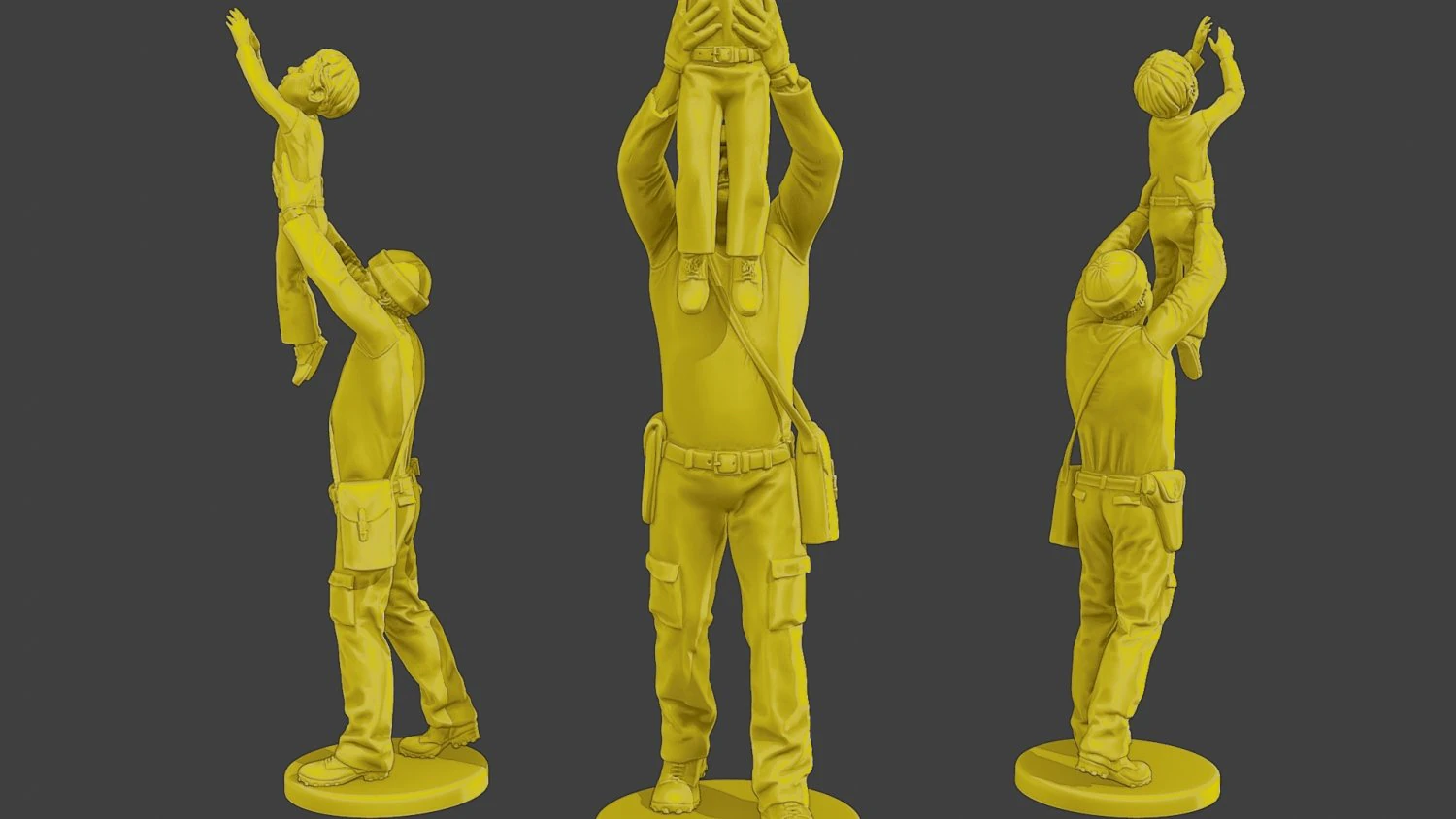 Actual Casual Male ACM1 002 3D Print Model .c4d .max .obj .3ds .fbx .stl .blend