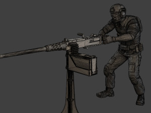 US Special Forces USSF1 002 3D Print Model