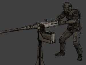 US Special Forces USSF1 002 3D Print Model