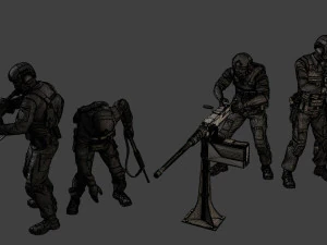 US Special Forces USSF1 Pack 1 3D Print Model