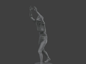 Casual Female Zombie CZ4 0002 3D-Druckmodell