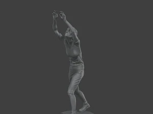 Casual Female Zombie CZ4 0002 3D Print Model
