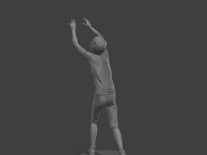 Casual Female Zombie CZ4 0002 3D-Druckmodell