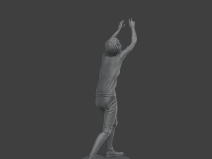 Casual Female Zombie CZ4 0002 3D-Druckmodell