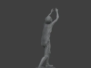 Casual Female Zombie CZ4 0002 3D Print Model