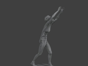 Casual Female Zombie CZ4 0002 3D-Druckmodell