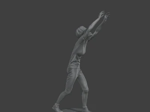 Casual Female Zombie CZ4 0002 3D Print Model