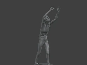 Casual Female Zombie CZ4 0002 3D Print Model