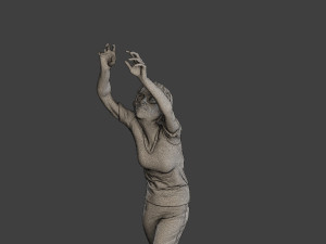 Casual Female Zombie CZ4 0002 3D-Druckmodell