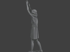Casual Female Zombie CZ4 0003 3D Druckmodell