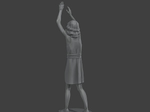 Casual Female Zombie CZ4 0003 3D Druckmodell