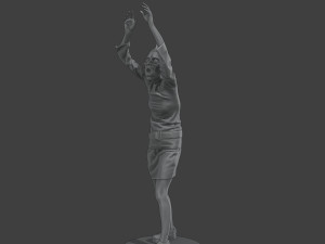 Casual Female Zombie CZ4 0004 3D Print Model