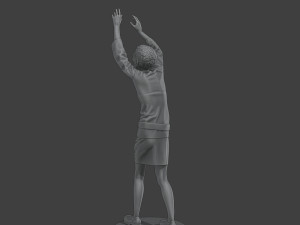 Casual Female Zombie CZ4 0004 3D Print Model