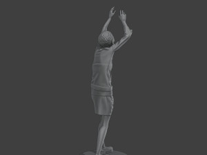 Casual Female Zombie CZ4 0004 3D Print Model