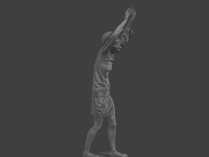 Casual Female Zombie CZ4 0004 3D Print Model