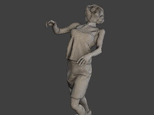 Casual Female Zombie CZ4 0005 3D Print Model