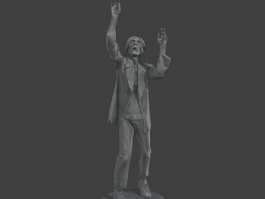 Casual Male Zombie CZ4 0001 Model do druku 3D