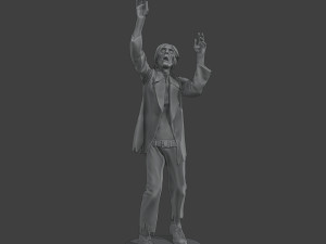 Casual Male Zombie CZ4 0001 Model do druku 3D