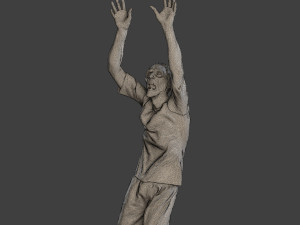 Casual Male Zombie CZ4 0003 3D Print Model