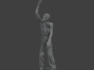 Casual Male Zombie CZ4 0004 3D Print Model