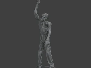 Casual Male Zombie CZ4 0004 3D Print Model