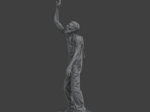 Casual Male Zombie CZ4 0004 3D Print Model