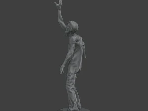 Casual Male Zombie CZ4 0004 3D Print Model