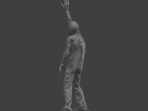 Casual Male Zombie CZ4 0004 3D Print Model