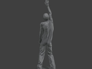 Casual Male Zombie CZ4 0004 3D Print Model