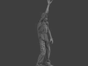 Casual Male Zombie CZ4 0004 3D Print Model