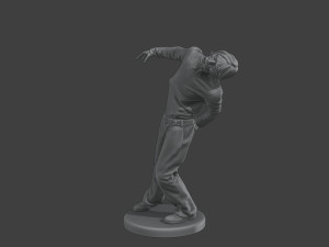 Casual Male Zombie CZ4 0005 3Dプリントモデル