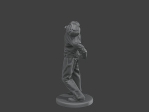 Casual Male Zombie CZ4 0005 3Dプリントモデル