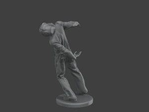 Casual Male Zombie CZ4 0005 3D Print Model