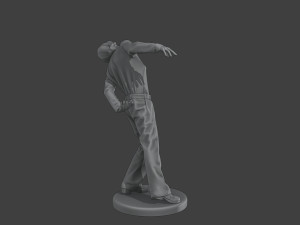 Casual Male Zombie CZ4 0005 3Dプリントモデル