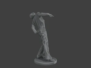 Casual Male Zombie CZ4 0005 3D Print Model