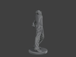 Casual Male Zombie CZ4 0005 3Dプリントモデル