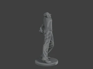 Casual Male Zombie CZ4 0005 3D Print Model