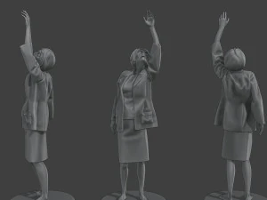 Casual Zombie CZ4 Pack 1 3D Print Model