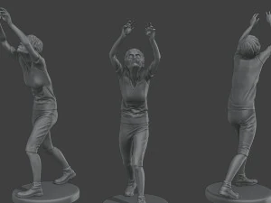 Casual Zombie CZ4 Pack 1 3D Print Model