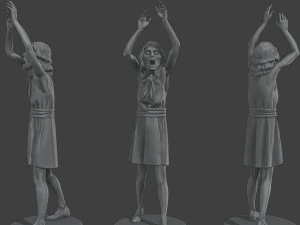 Casual Zombie CZ4 Pack 1 3D Print Model