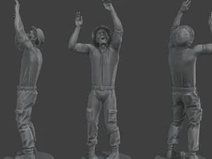 Casual Zombie CZ4 Pack 1 3D Print Model