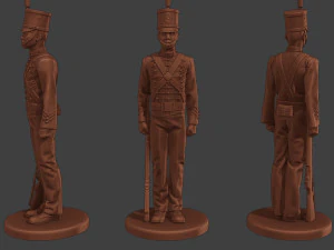 Police nationale philippine Un cadet PNPAC 002 Modèles 3D en vedette