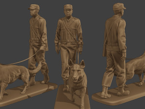 Czechoslovak communist Police K9 002 3D Print Model