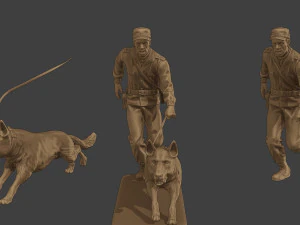 Czechoslovak communist Police K9 003 3D Print Model