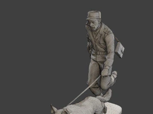 Czechoslovak communist Police K9 003 3D Print Model