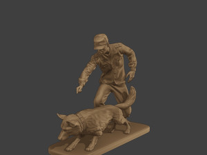 Czechoslovak communist Police K9 004 3D Baskı Modeli